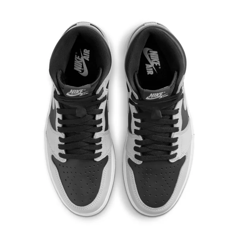 Jordan 1 Retro High Black White Light Smoke Grey (555088-035)