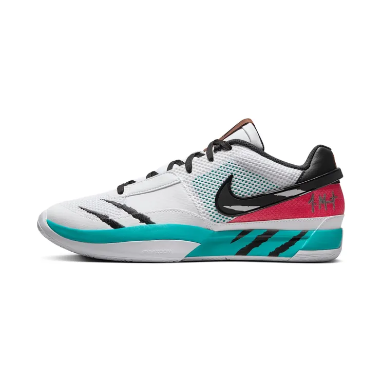 Nike Ja 1 Reverse Scratch “White / Turbo Green / University Red / Black” (FV5957-100)