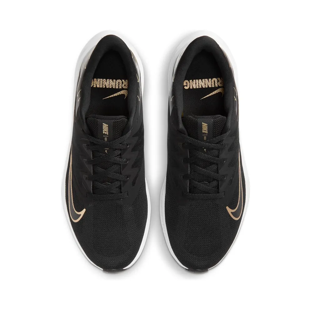 Nike Quest 3 Premium “Black / Iron Grey / Metallic Gold Grain” (CV0149-001)