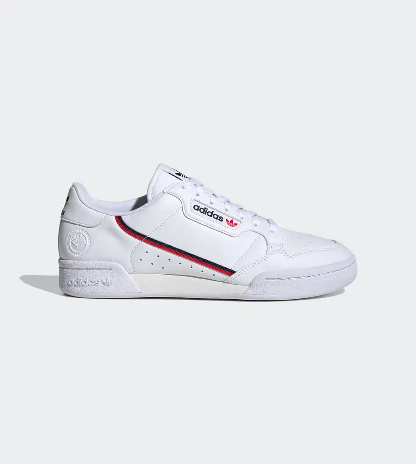 adidas Continental 80 Vegan Cloud White / Collegiate Navy / Scarlet (FW2336)