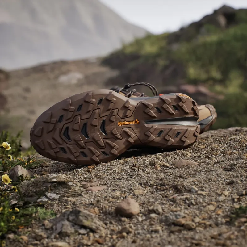 Adidas Terrex Freehiker SL GORE-TEX Hiking Shoes Earth Strata / Beige / Pure Teal (KJ4429)