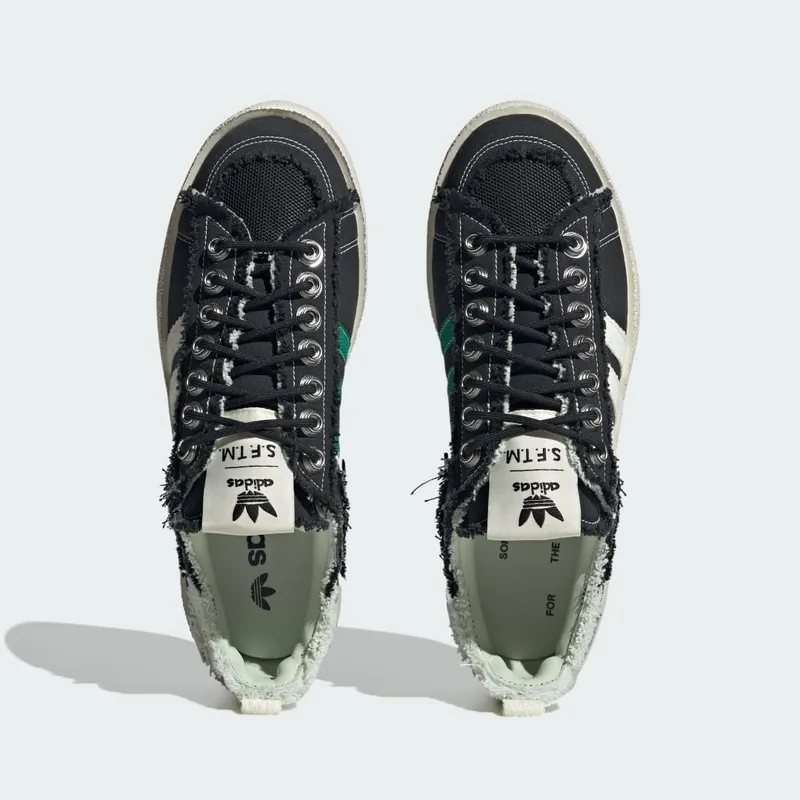 Adidas Campus 80s Core Black / Cream White / Linen Green (ID4791)
