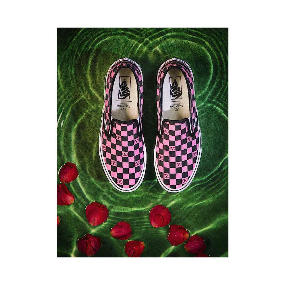 Vans Classic Slip-On Valentino Garavani Checkerboard Pink (VN000XW46X7)
