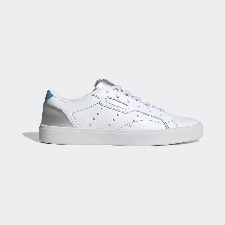 adidas Sleek Cloud White / Silver Metallic / Hazy Blue (FY5055)