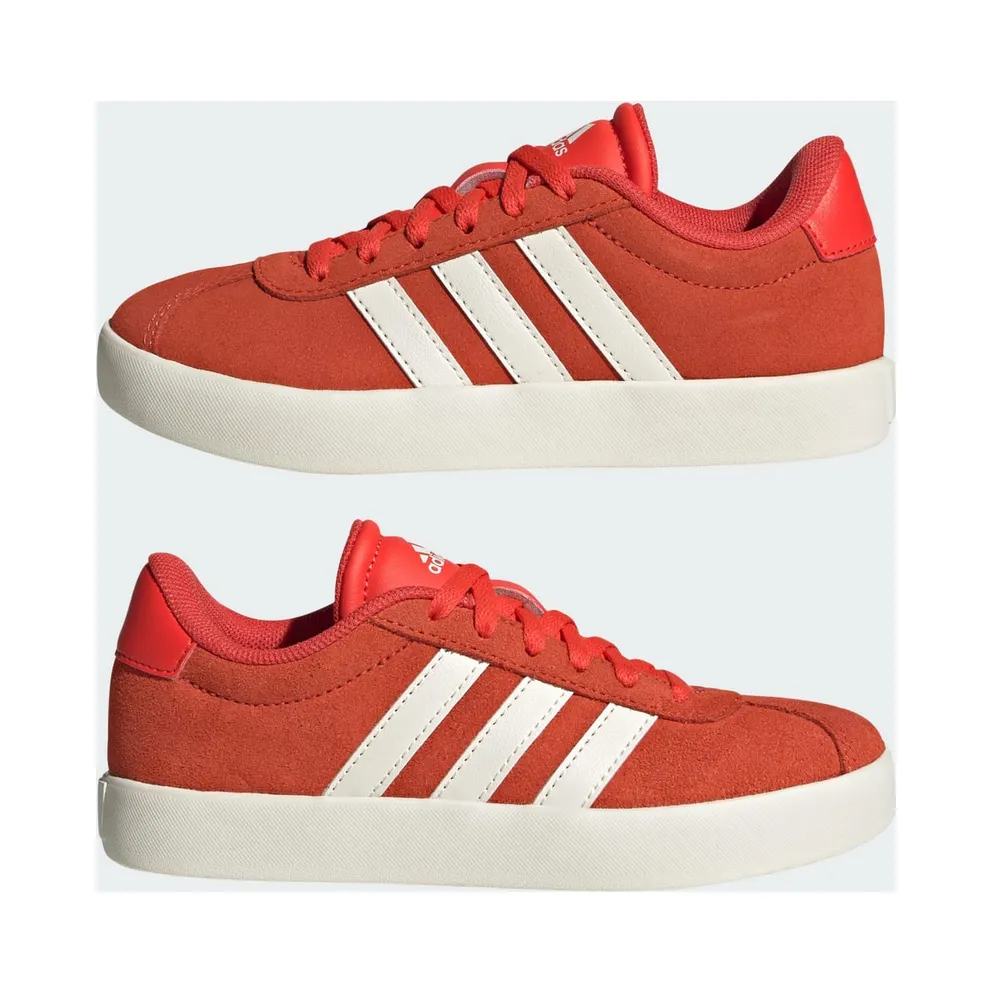 Adidas VL Court 3.0 Kids Bright Red / Core White / Off White (JH8724)