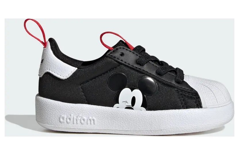 ADIDAS DISNEY MICKEY MOUSE adiFOM SUPERSTAR 360 SHOES Core Black / Cloud White / Better Scarlet (JH5179)