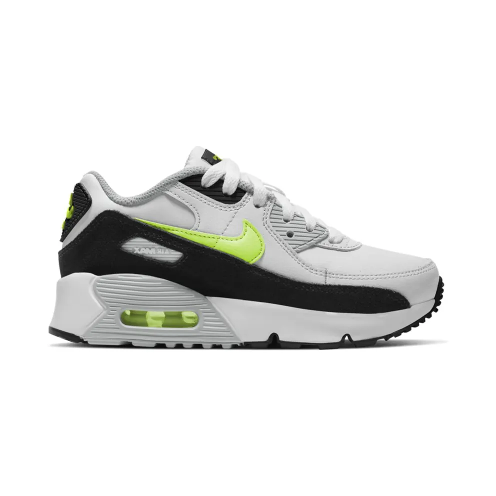 Nike Air Max 90 White Hot Lime (PS) “White / Black / Neutral Grey / Hot Lime” (CD6867-109)