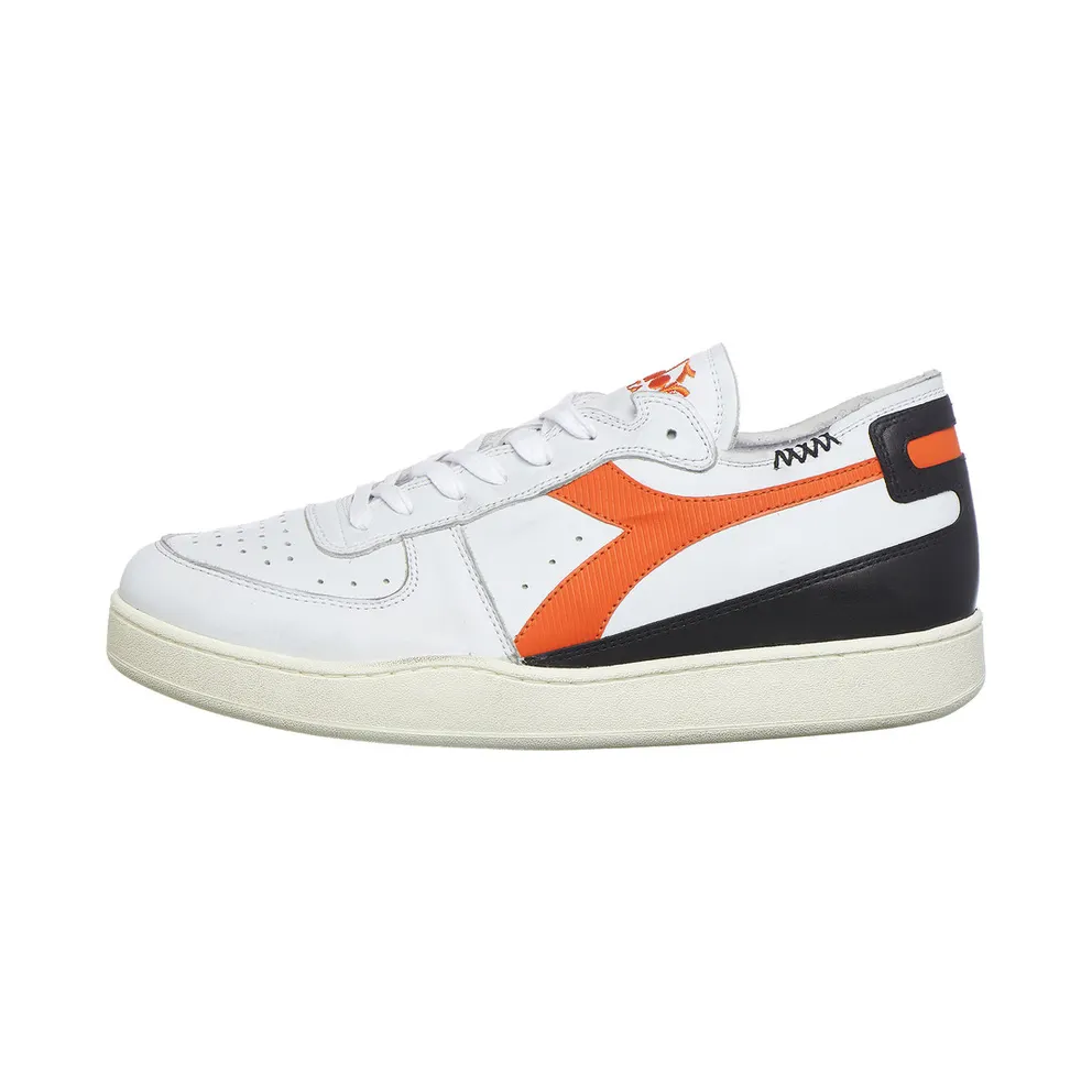Diadora Mi Basket Row Cut White / Arancio Corteccia (201176282C9886)