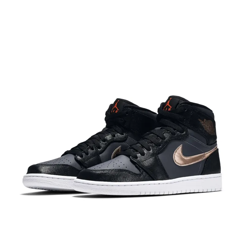 Jordan 1 Retro Bronze Medal Black/Metallic Red Bronze-Dark Grey-White-Infrared 23 (332550-016)