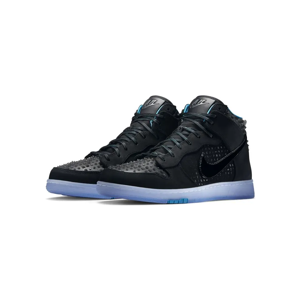 Nike Dunk High All-Star Game (2015) Black/Black-Hyper Jade (744309-001)