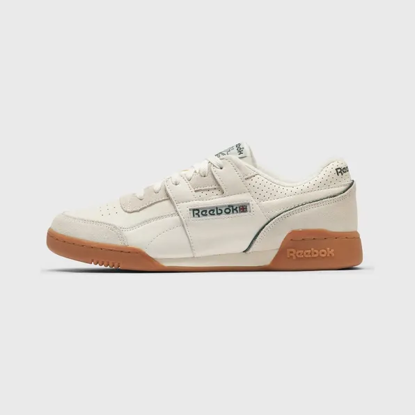 Reebok Workout Chalk / Dark Green / Vintage Chalk
