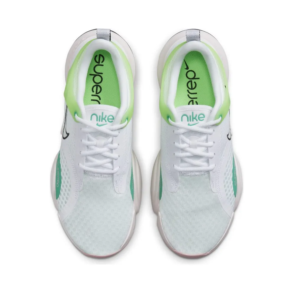 Nike SuperRep Go 2 Training Shoe “White / Green Strike / Light Soft Pink / Black” (CZ0612-136)