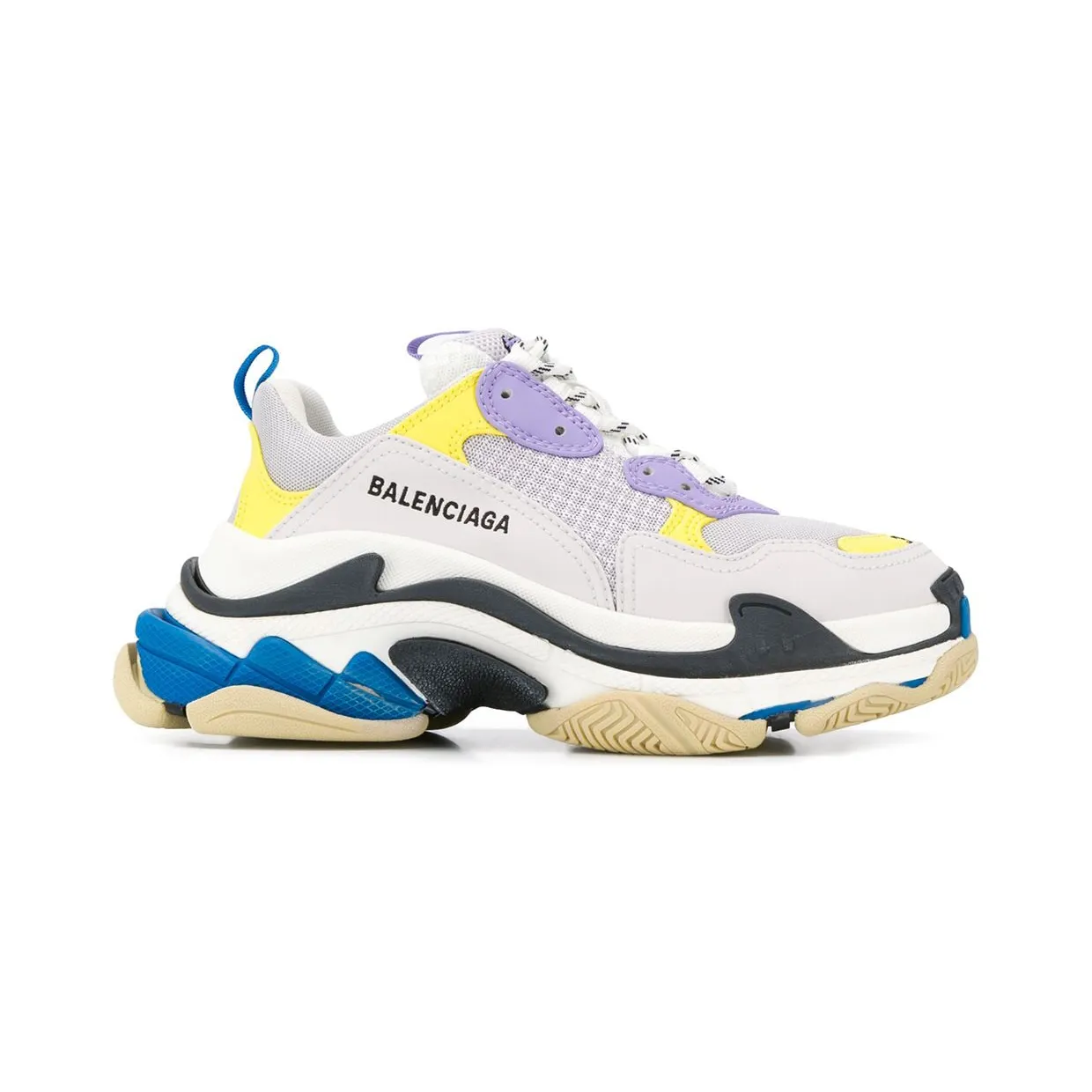 Balenciaga Triple S Purple Yellow Blue (W)