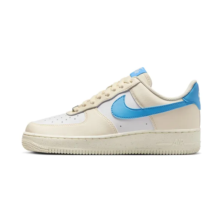 Nike Air Force 1 Low ’07 Next Nature “Pale Ivory / White / Sail / University Blue” (DC9486-110)