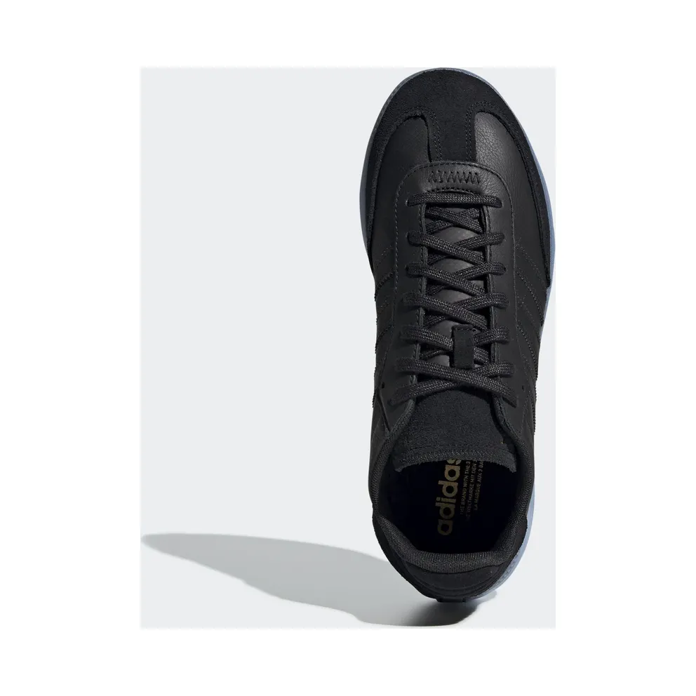 adidas Samba RM Core Black Core Black/Shock Cyan/Gold Metallic (BD7476)