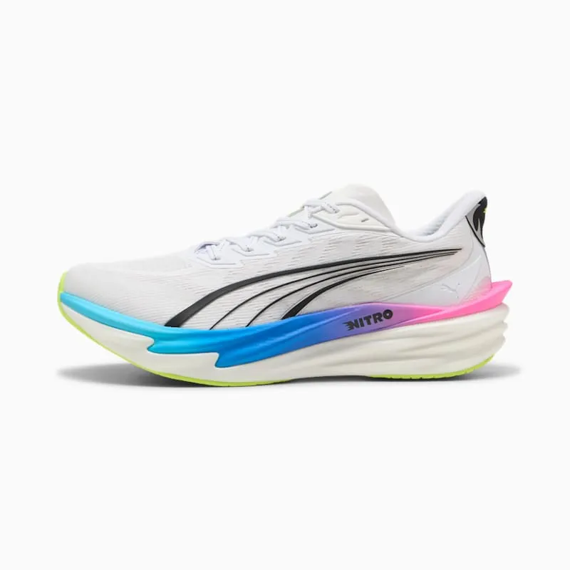 Puma Deviate Nitro Puma White / Poison Pink / Ultra Blue (312123-10)