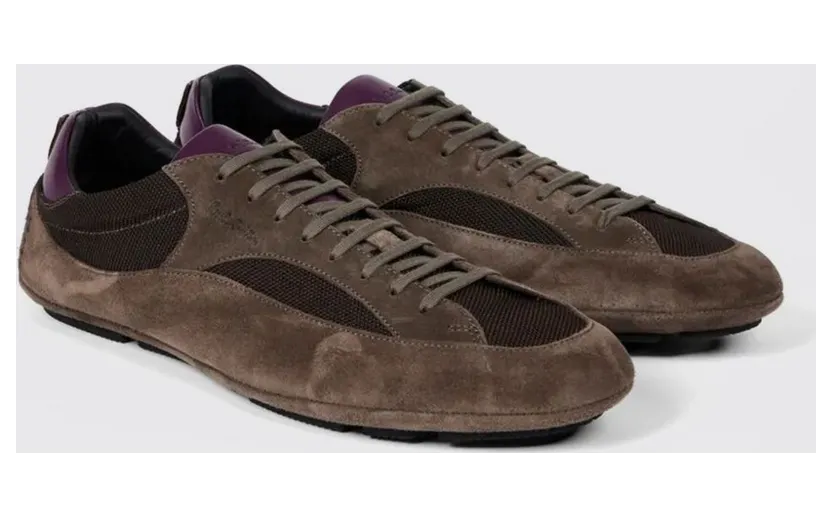 Paul Smith Suede and Mesh Sneakers Grey (M1SMRI02USUE75)