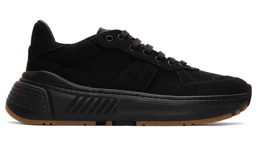 Bottega Veneta Black Mesh Speedster Sneakers (608833 VBRZ1)