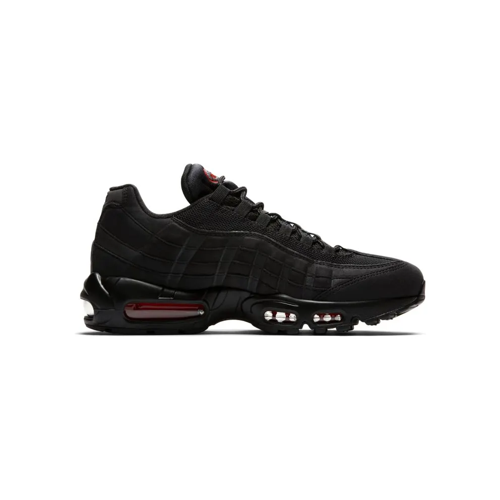 Nike Air Max 95 Jelly Swoosh Black Black/Red-Orange (CJ0423-001)