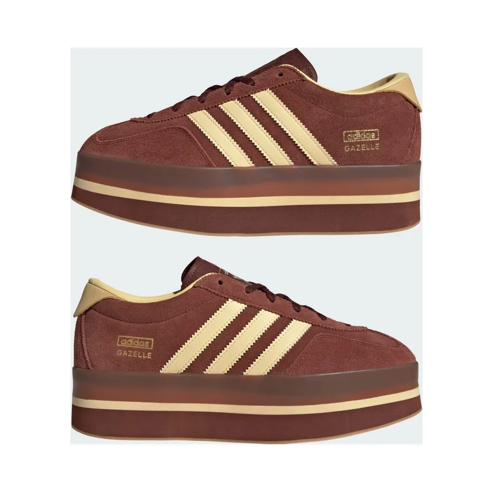 Adidas Gazelle Stack Fox Brown / Orange Tint / Gum (JS3928)