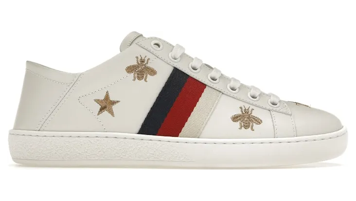 Gucci Ace Bees and Stars (W) (498205 AXWQ0 9098)