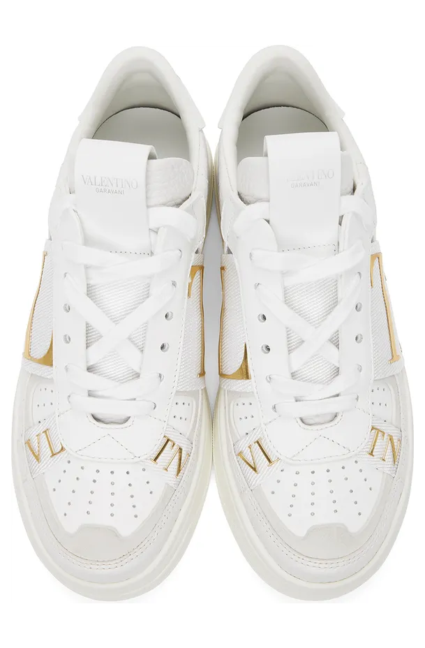 Valentino Garavani White & Gold Valentino Garavani ‘VL7N’ Sneakers (VW2S0V66KIG) (5)