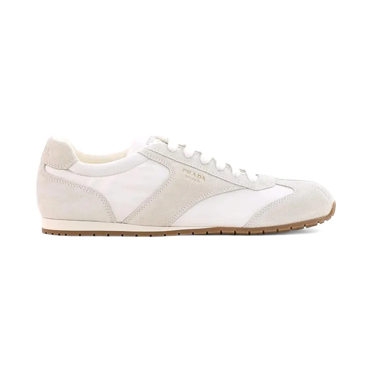 Prada Prax Nylon and Suede Sneakers White (2EE465_D7R_F0009)