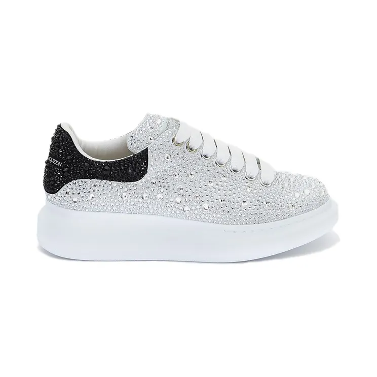 Alexander McQueen Oversized Crystal Embellished White (611697WHZ399329)