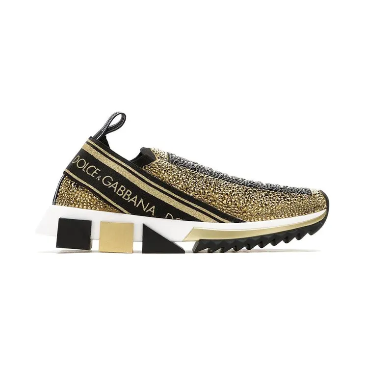 Dolce & Gabbana Sorrento Slip On Gold Crystal (CK1644AZ293)