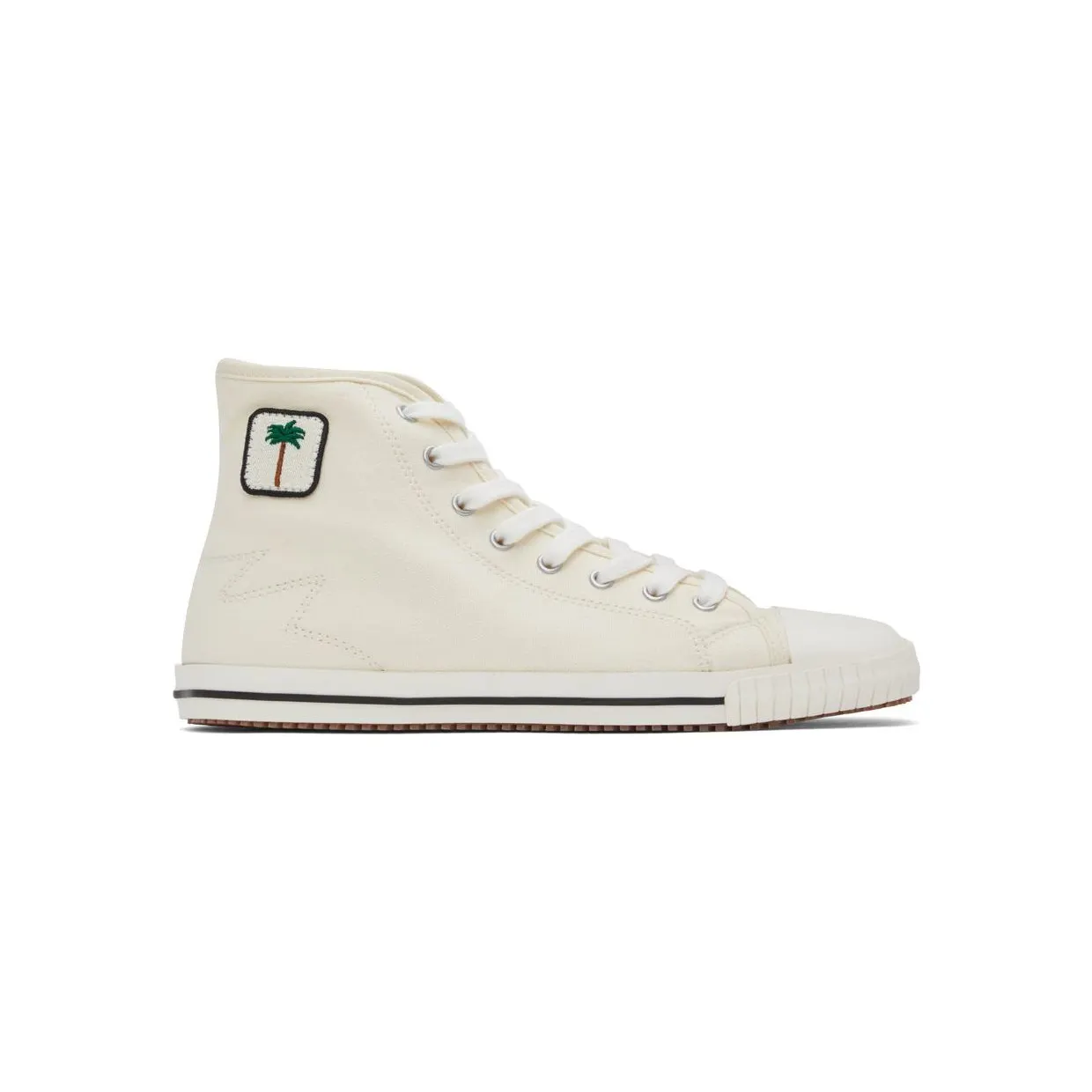 Palm Angels Off-White Vulcanized High-Top Sneakers (PMIA075S22FAB0010110)