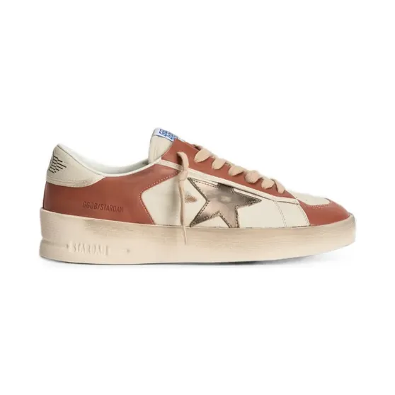 Golden Goose Stardan sneakers met ster-patch – Beige (GMF00479F008526)