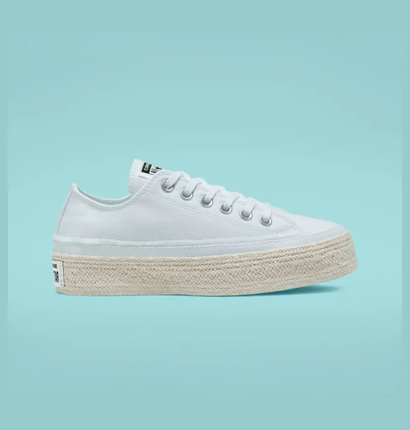 Converse Chuck Taylor All Star Espadrille Low ‘Trail to Cove – White’ White/Black/Natural (567686C)