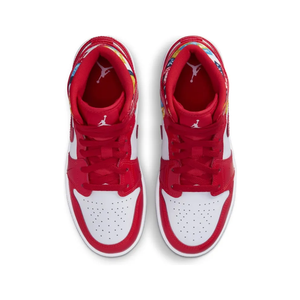 Air Jordan 1 Mid SE Barcelona Sweater (GS) (DC7248-600)