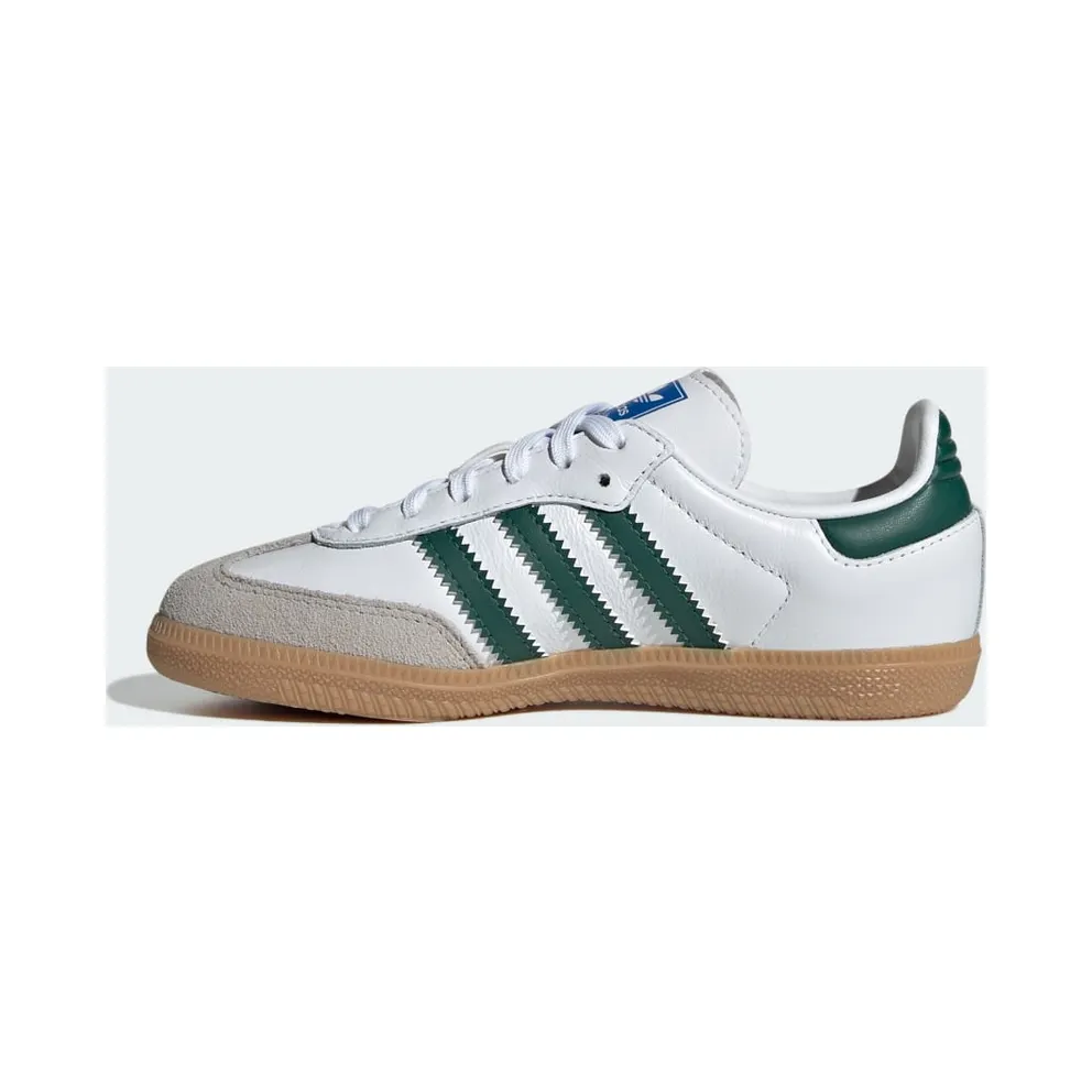adidas Samba OG Kids Cloud White / Collegiate Green / Gum (IE1334)