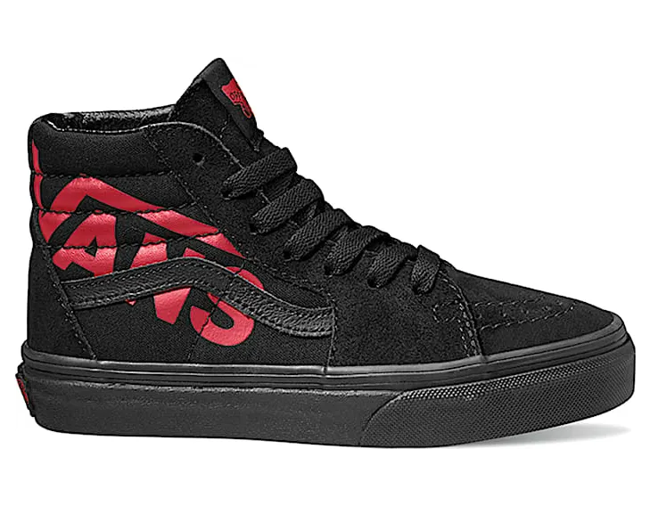 Vans SK8-Hi GS “Black / Red” (VN0A4UI2458)