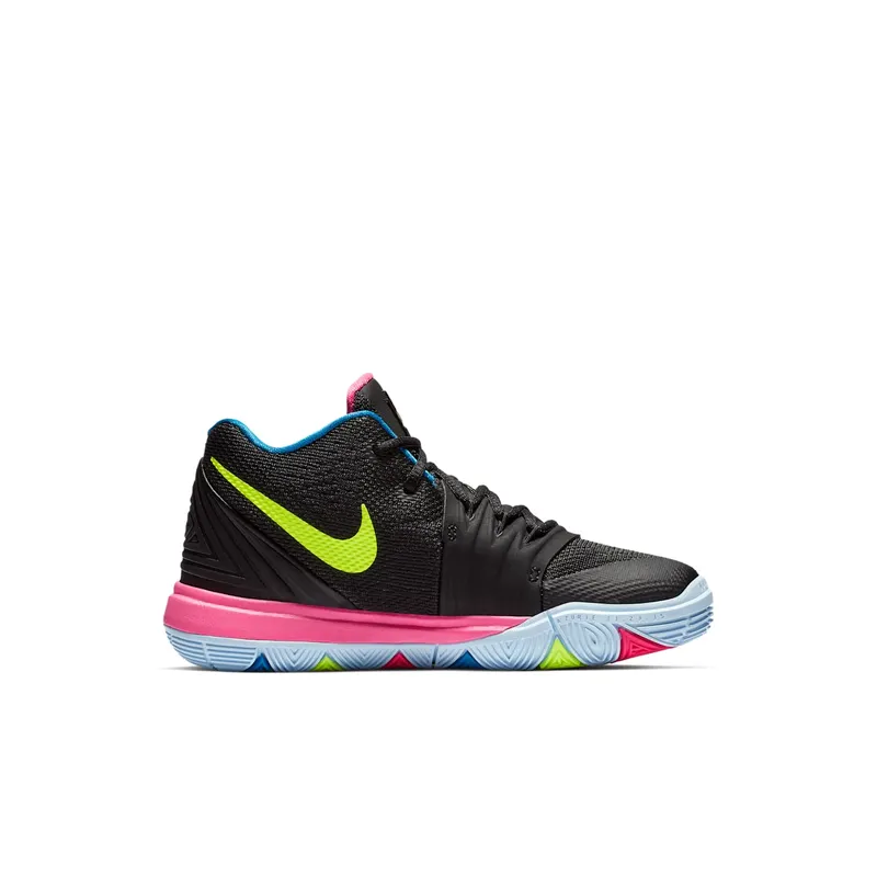 Nike Kyrie 5 Just Do It (PS) Black/Volt-Hyper Pink (AQ2458-003)