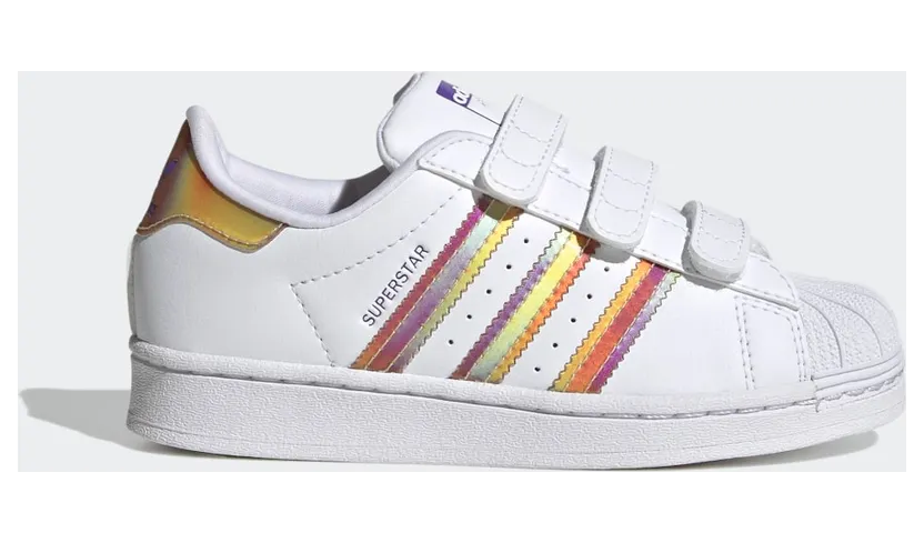 adidas Superstar Cloud White / Cloud White / Purple Rush (HQ4345)