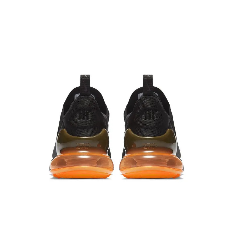 Nike Air Max 270 Black Total Orange Black/Black-Total Orange (AH8050-008)