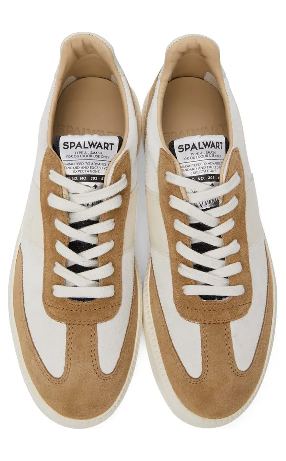 Spalwart Tan & Off-White Suede Smash Low (WS) Camel (30437702950) (5)