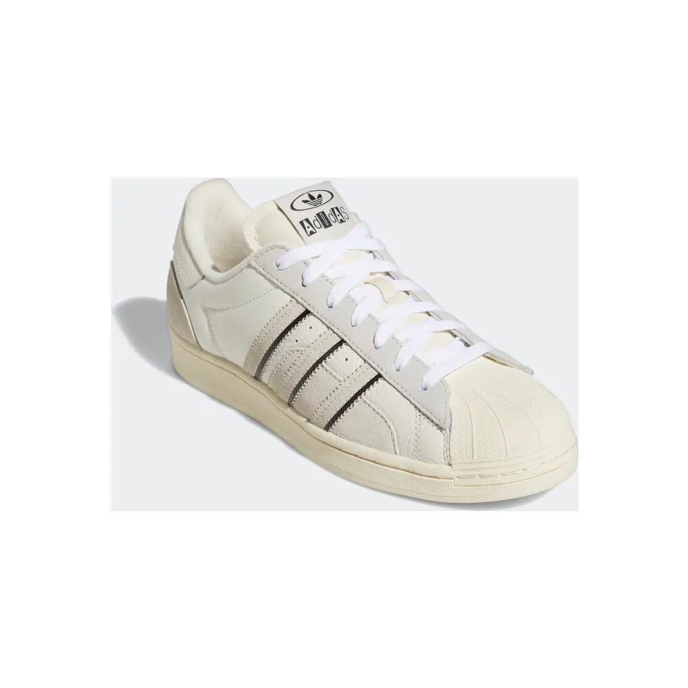 Adidas Superstar Cloud White / Aluminium / Vivid Red (GW5921)
