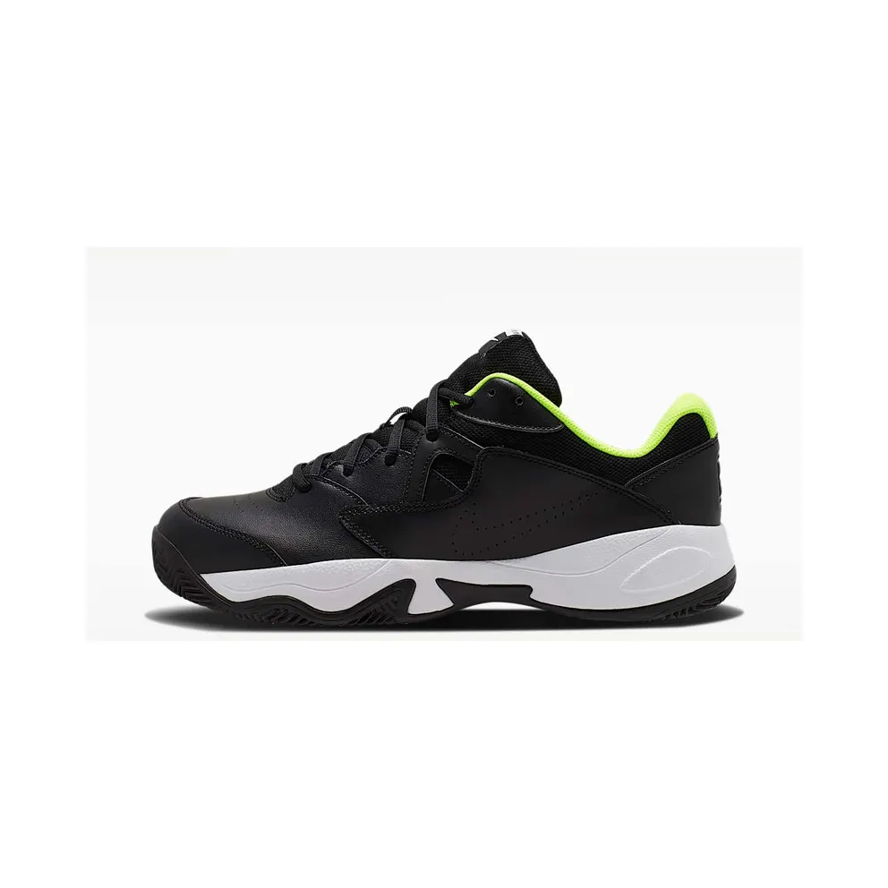 NikeCourt Lite 2 (gravel) “Black / Volt / White” (CD0392-009)