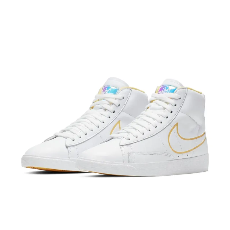 Nike Blazer Mid White Topaz Gold (W) White/Topaz Gold-Clear (CJ3643-100)