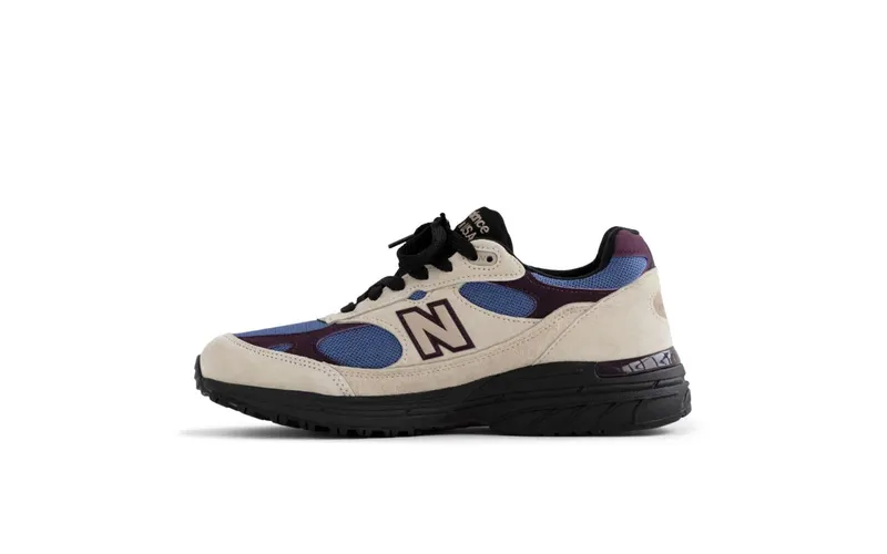 New Balance Aimé Leon Dore x 993 – “White / Slate Blue / Maroon” (MR993ALL)