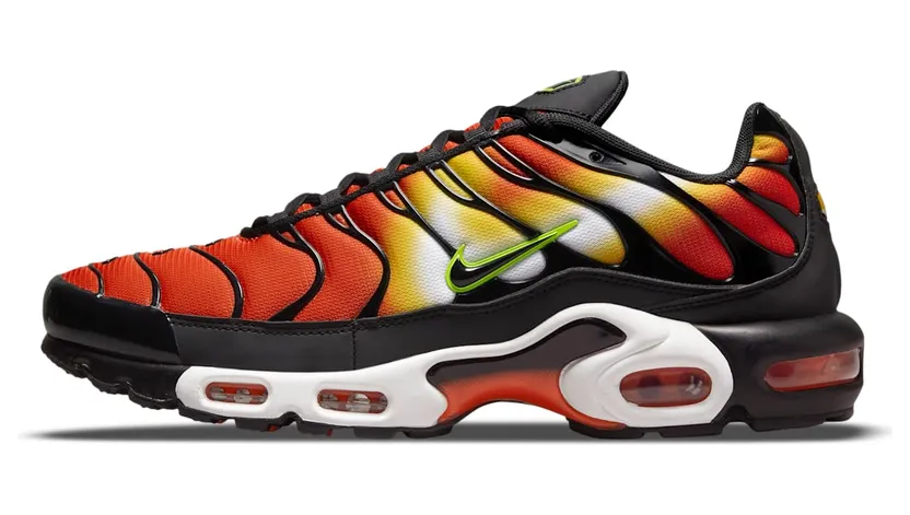 Nike Air Max Plus TN Sunset Orange Yellow “Team Orange / Volt / University Gold / Black” (DR8581-800)