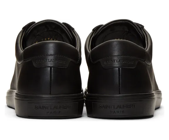 Saint Laurent Black Andy Sneakers (588224 0M500) (4)