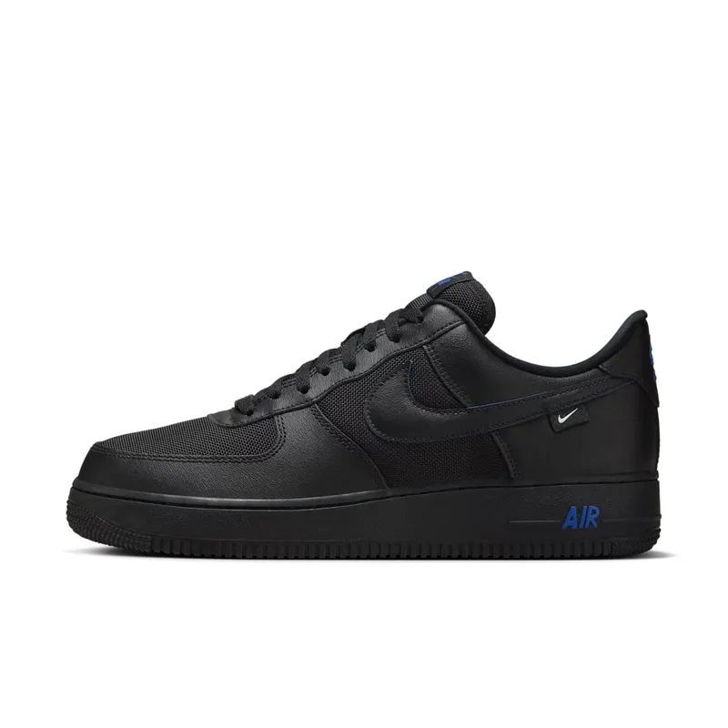 Nike Air Force 1 Low ’07 Black Astronomy Blue (HM9605-001)