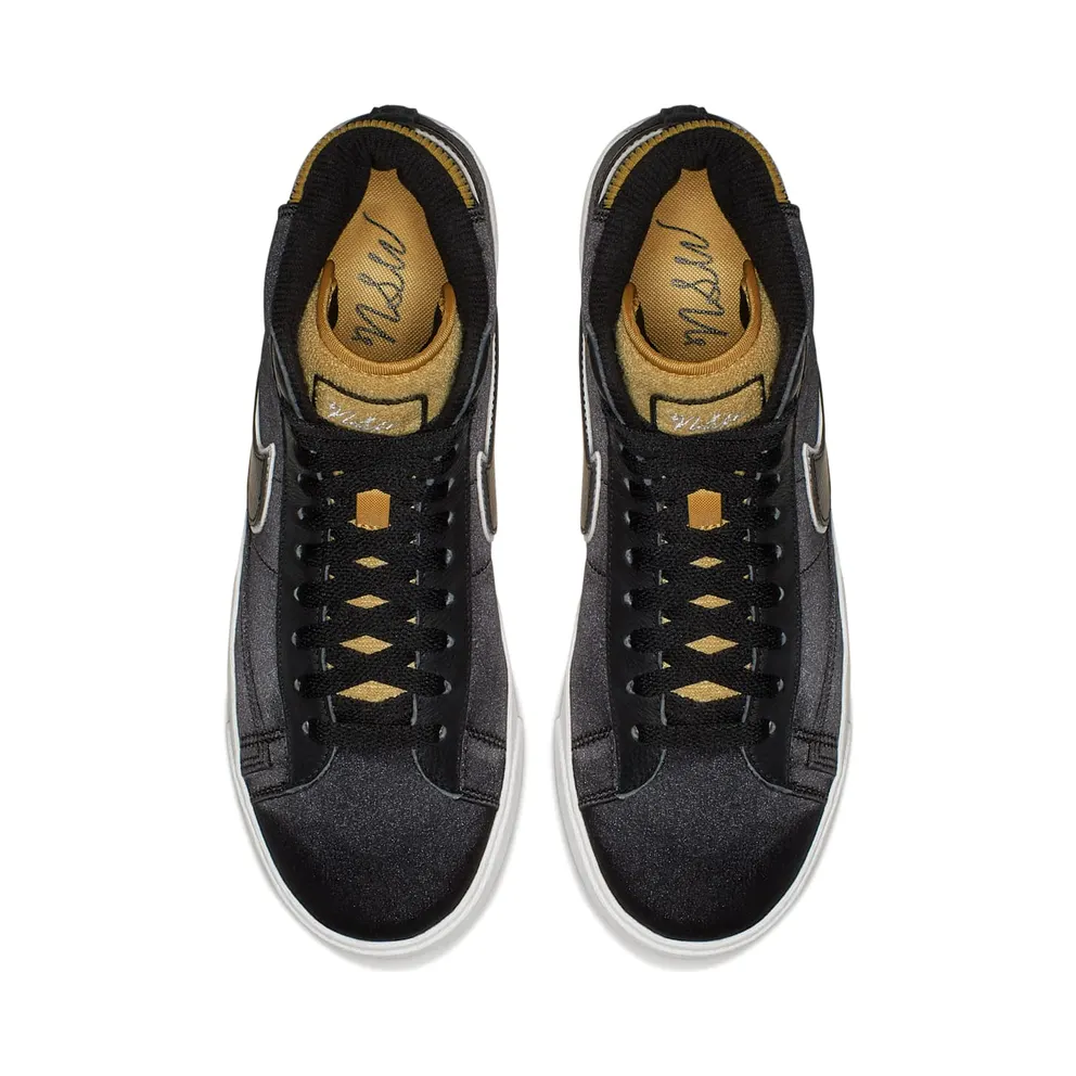 Nike Blazer Mid Black Wheat Gold (W) Black/Wheat Gold-Black (AV9375-012)