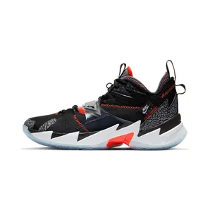 Jordan Why Not Zer0.3 “Black / Cement Grey / White / Bright Crimson” (CD3003-006)