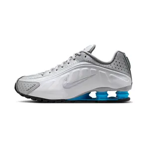 Nike Shox R4 HQ1988-005 “Metallic Silver / White / Blue Lagoon” (HQ1988-005)