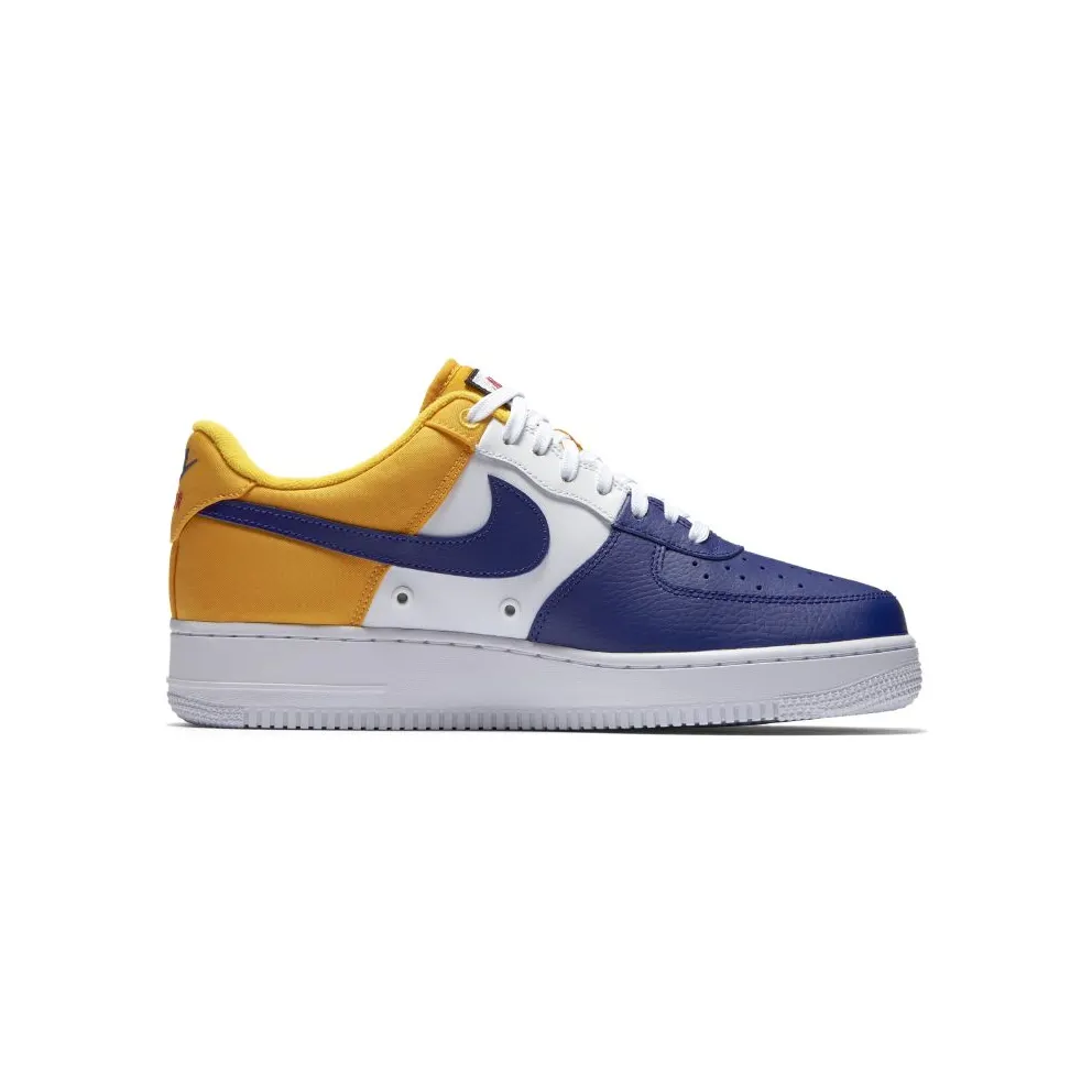 Nike Air Force 1 Low Barcelona Mini Swoosh Deep Royal Blue/University Gold-University Red (823511-404)